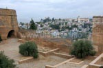 Alcazaba und Blick auf Granada