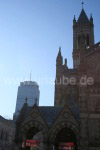 Alt und neu verbinden sich hier in Boston an fast jeder Ecke. Die Old South Church mit dem Prudential Center im Hintergrund.