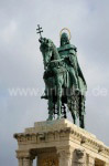Statue des heiligen Stephan an der Fischerbastei