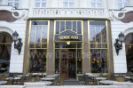 Eingang des Kaffeehauses Gerbeaud