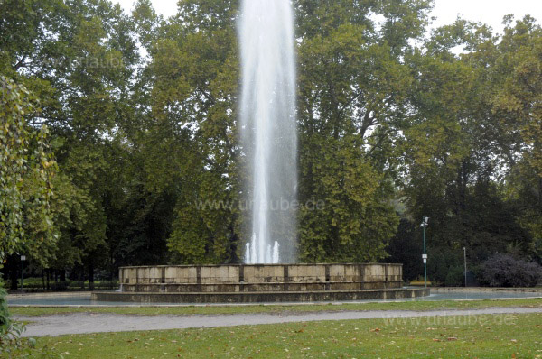 Der Springbrunnen auf der Margareteninsel