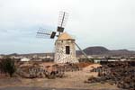Restaurierte Gofio-Windmühle in Lajares