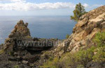 Felsige Küste auf La Palma