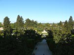 Blick auf die Jardines de Sabatini