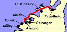 Karte Trondheim