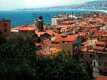 Vue sur les toitures de la vieille ville de Nice