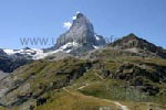 Das Matterhorn vom Schwarzsee aus fotografiert