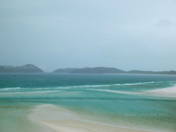 Inselgruppen Whitsunday Islands vom Hill Inlet aus