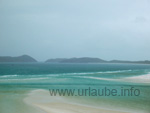 Inselgruppen Whitsunday Islands vom Hill Inlet aus