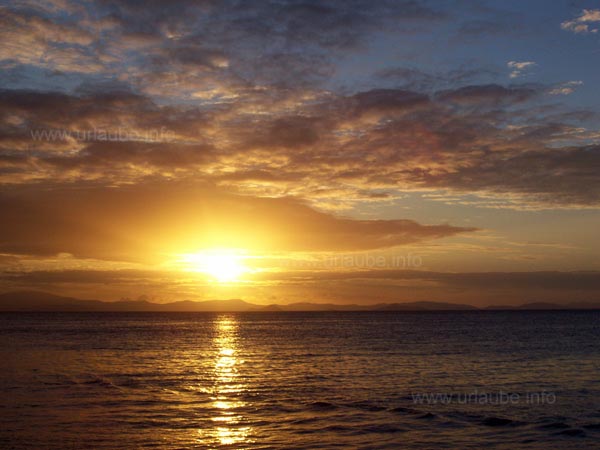Sonnenuntergang bei den Whitsundays
