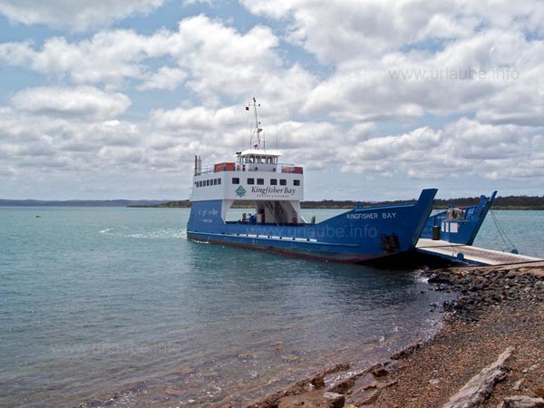 F&auml;hre vor der Abfahrt nach Fraser Island
