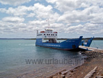 Fähre vor der Abfahrt nach Fraser Island