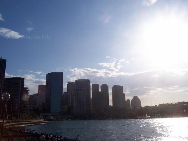 Circular Quay mit Blick auf das Hafenbecken