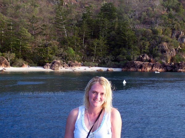 Simy vor Hamilton Island