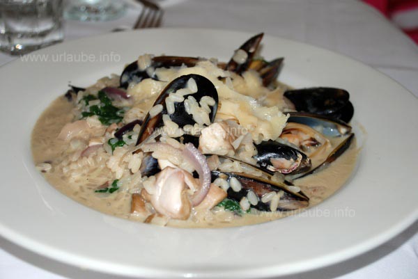 Ein leckeres Muschelrisotto - Spezialit&auml;t aus der Region um Port Arthur