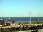 Vue sur la mer à partir de la chambre d'hôtel