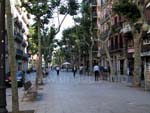 Die Rambla von Poble Nou, ca. 10 Minuten vom Hotel entfernt