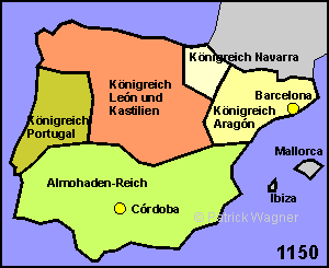 Das große Königreich Aragón als Gegengewicht zum Königreich Kastilien