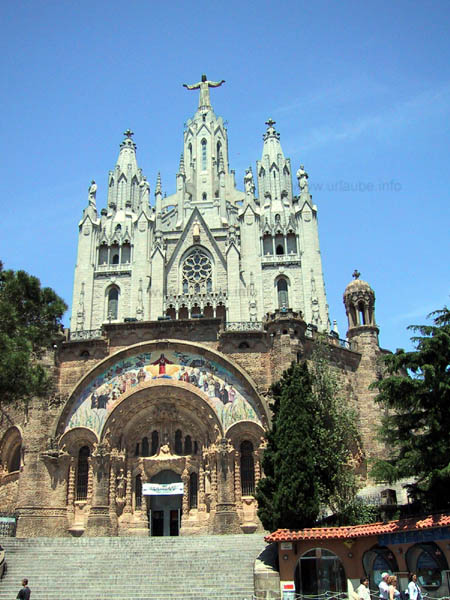 Die Kirche Sagrat Cor auf dem Tibidabo