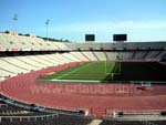 Das Olympiastadion auf dem Montjuc