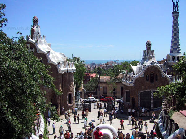 Eingangsbereich des Parcs Güell