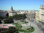 La Plaa de Catalunya vue à partir de la Corte Inglés