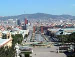 La Plaa d\'Espanya vue du Palau Nacional