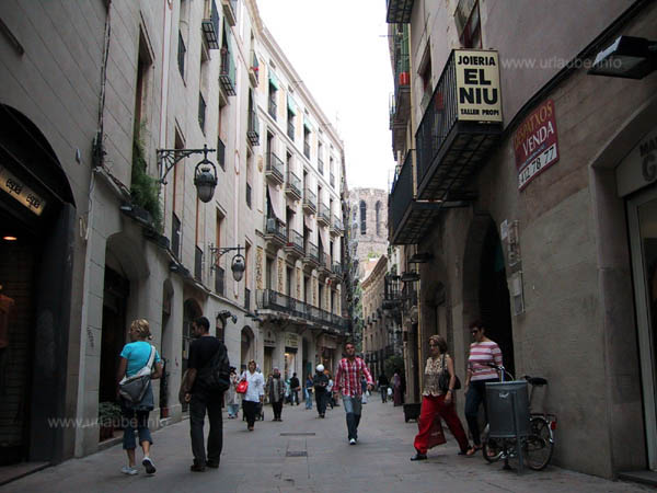 Für die Altstadt ist diese Gasse schon ziemlich breit!