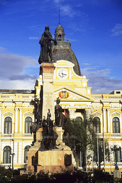 Das Parlamentsgeb&auml;ude in La Paz