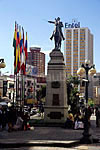 Das Denkmal Simon Bolivars am Prado