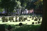 Ein Blick über den Granary Burial Ground