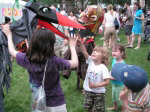 Unterhaltung für die Kids auf dem Charles River Festival