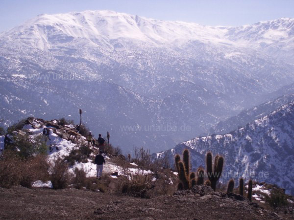 Schneebedeckte Andenkette, Regi&oacute;n Metropolitana