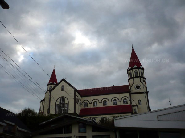 Die Kirche in Puerto Varas, S&uuml;dchile