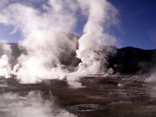 Die Geysire El Tatio - ein spektakul&auml;res Ereignis