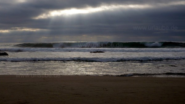 Abendstimmung am Sandstrand, Puerto Viejo