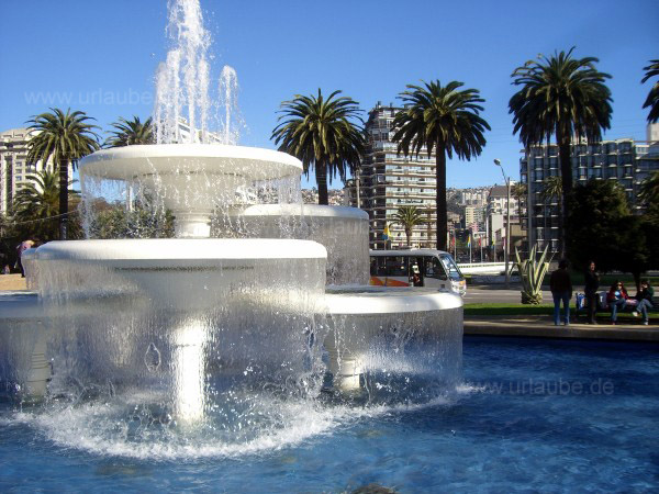 Brunnen der Plaza de Mexico, in der N&auml;he des Casinos