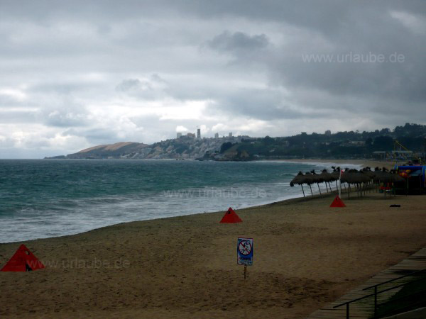 Wenig einladend wirkt der Strand von 15 Norte im Winter.