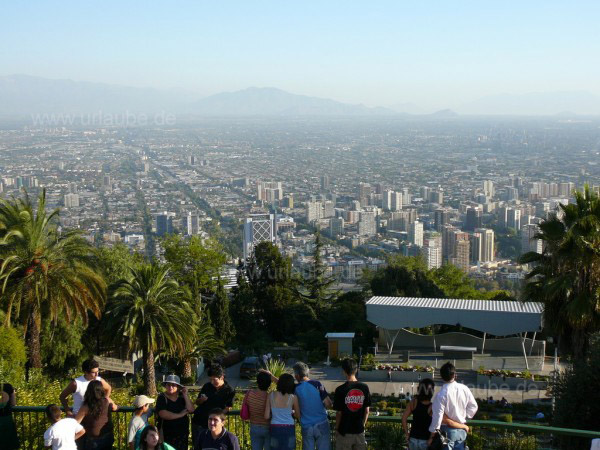 Aussicht auf Santiago