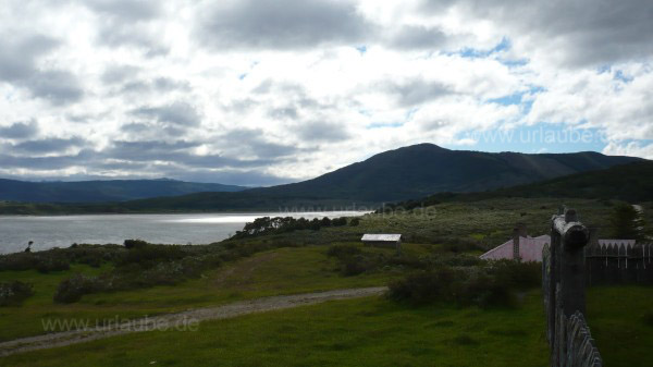 Verlassene Landschaft um Fuerte Bulnes