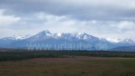 Variierende Landschaft - mal flach, mal Gebirge