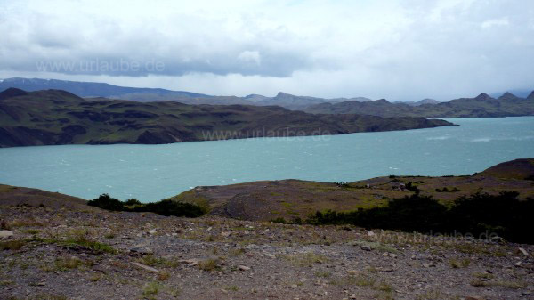 Lago N&ouml;rdenskj&ouml;ld - mit einem Wind, den man sich nicht im Entferntesten vorstellen kann
