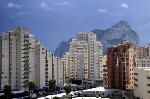 Blick vom Balkon auf den Pen&oacute;n de Ifach