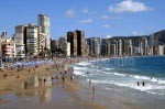 Am Strand der Playa Levante