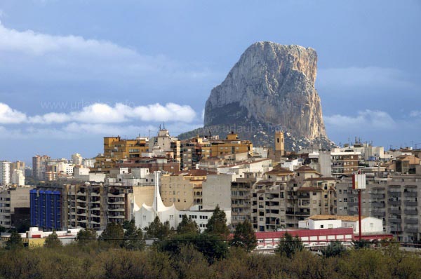 Calpe mit dem Pen&oacute;n de Ifach
