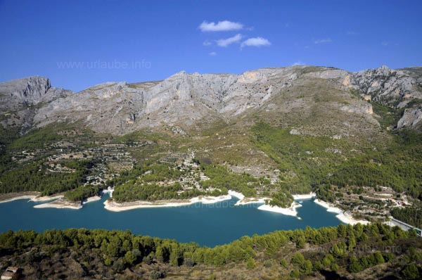 Der Stausee von Guadalest