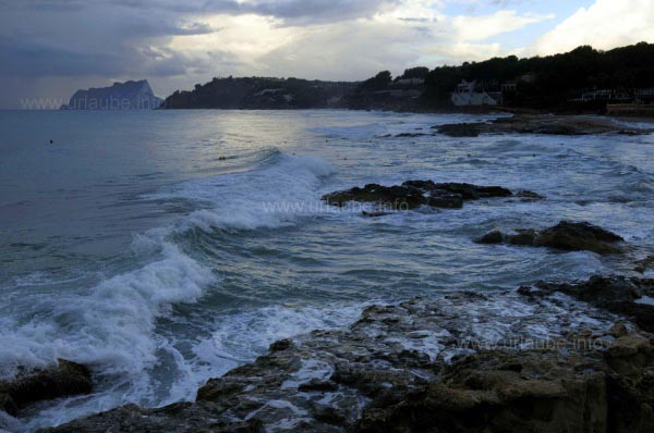 Am Strand von Moraira
