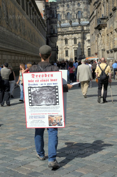 Werbung f&uuml;r Dresden