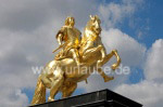 Der Goldene Reiter, das Denkmal August des Starken