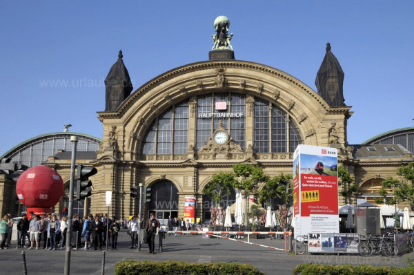 Der Hauptbahnhof Frankfurt